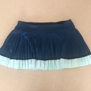 Lululemon Blue pleated tennis skirt sz 8 🍋